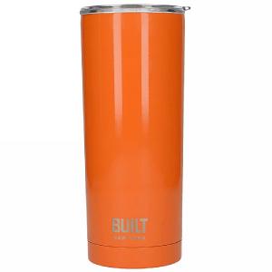Built 590ml Double Walled Stainless Steel Travel Mug - Orange