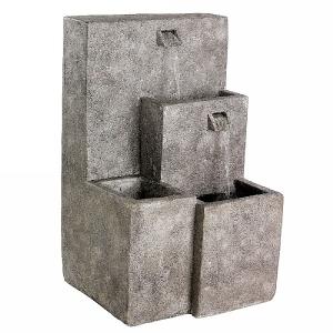 Kaemingk Tiered Springs Fountain Stonewash 70cm