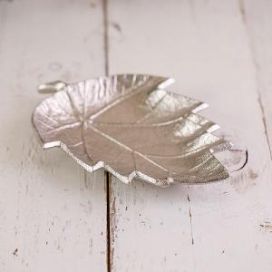 Ornate Metal Leaf Tray