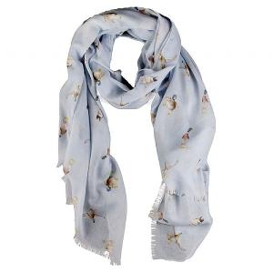 Wrendale 'A Waddle and a Quack' Blue Scarf