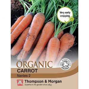 Thompson & Morgan Carrot Nantes 2 (Organic) Seeds
