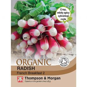 Thompson & Morgan Radish French Breakfast 2 (Organic)