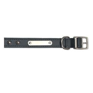 Ancol Black Sewn Stud Collar - 7 Sizes