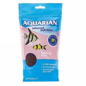 Aquarian Sinking Tropical Fish Food Pellets