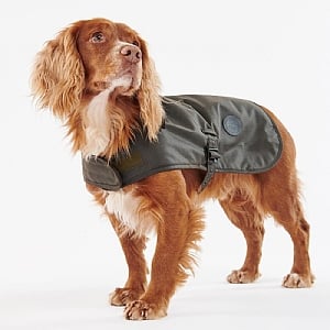 Barbour Wax Dog Coat Olive