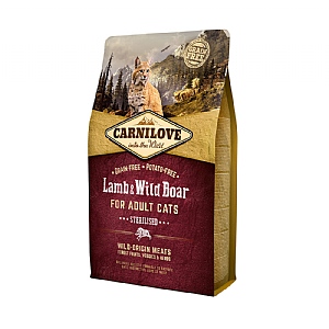 Carnilove Lamb & Wild Boar Adult Cat Food