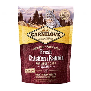 Carnilove Fresh Chicken & Rabbit Adult Cat Food
