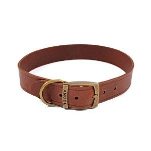 Ancol Latigo Leather Collar Chestnut