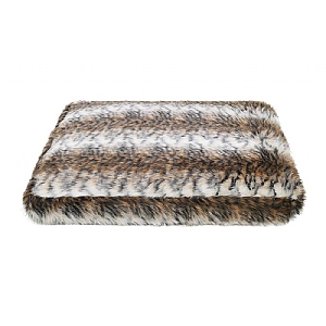 Rosewood Brown Cosy Fur Print Mattress (Various Sizes)