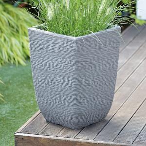 Stewart Garden Cotswold Tall Square Planter 33cm