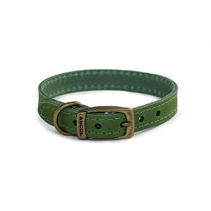 Ancol Timberwolf Leather Collar Green