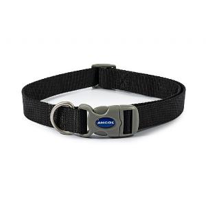 Ancol Viva Adjustable Nylon Collar Black