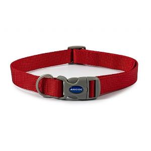 Ancol Viva Adjustable Nylon Collar Red