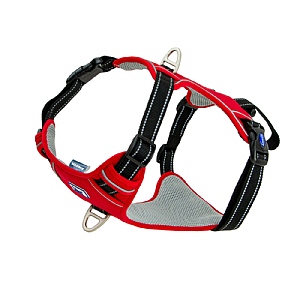 Ancol Viva Exercise & Travel Harness (Various Sizes) - Red