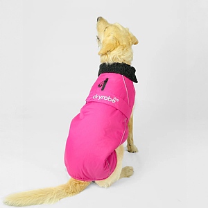 Dryrobe® Dog Coat Pink & Black (Various Sizes)