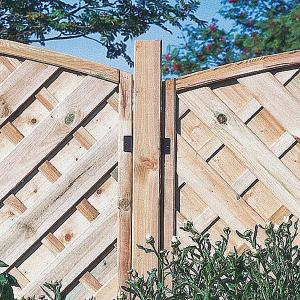 4" Wooden Fence Post - 3 heights available