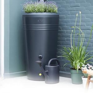 Elho Green Basics Rainbarrel Living Black