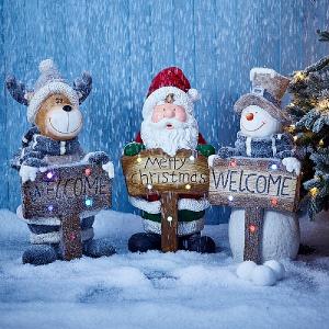 Festive Giant LED Welcome Sign - Various Designs