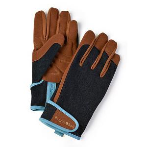 Burgon & Ball Dig The Glove Denim Gardening Gloves