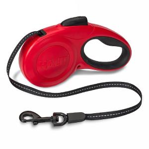 Halti Retractable Tape Lead Red