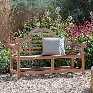 Bramblecrest Lutyens Style Bench with Cushion