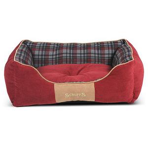 Scruffs Red Highland Box Bed - Various Sizes