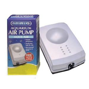Aquarium Air Pump with Plug - 2 Sizes Available
