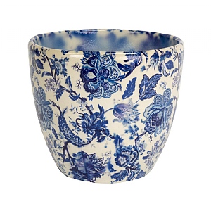 Ivyline Monza Pot Cover Vintage Blue (Various Sizes)