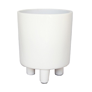 Ivyline Pisa Pot Cover White (Various Sizes)