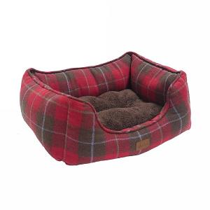 Joules Tweed Percher Square Pet Bed - Various Sizes