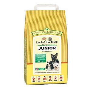 James Wellbeloved Junior Kibble Dog Food 2KG - 4 Varieties