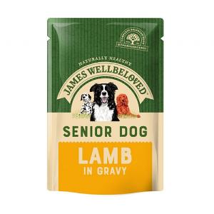 James Wellbeloved Lamb with Rice & Vegetables in Gravy Senior Dog Food Pouch