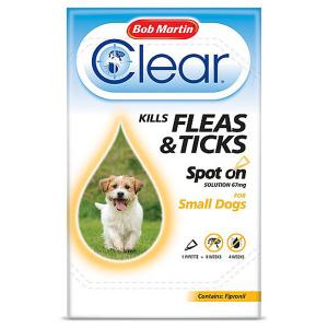 Bob Martin Clear Fleas & Ticks Spot On for Small Dogs