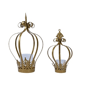 Decoris Crown Tealight Holder (Various Sizes)
