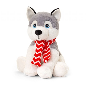 Keel Toys Keel-Eco Husky with Scarf