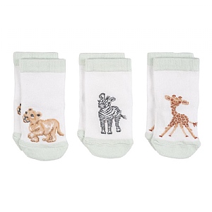 Wrendale 'Little Savannah' African Animal Baby Socks Set