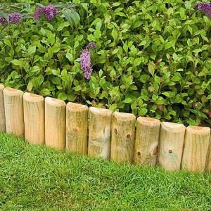 Forest Wooden Border Log Roll