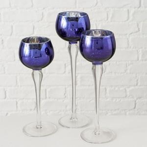 Minou Blue Decorative Glass (Various Sizes)