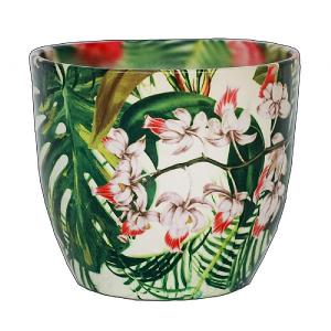 Ivyline Monza Tropical Floral Pot Cover (Various Sizes)