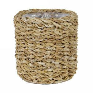 Ivyline Mora Seagrass Lined Planter - Natural (Various Sizes)
