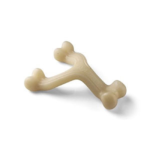 Nylabone Gourmet Style Strong Chew Toy Wishbone Chicken Flavour (Various Sizes)