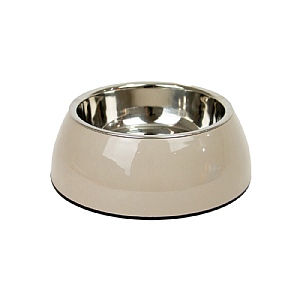 Ancol Hungry Paws Oatmeal Bowl Stainless Steel (Various Sizes)