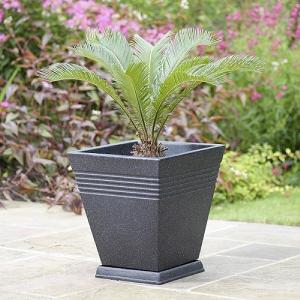 Stewart Garden Piazza Square Planter 34cm (Various Colours)