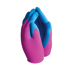 Town & Country Pink Light & Bright Latex Childrens Gloves