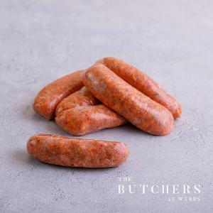 Pork, Tomato & Basil Sausages