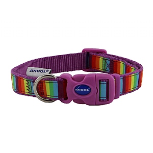 Ancol Fashion Rainbow Dog Collar (Various Sizes)