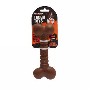 Rosewood Tough Toys Beef Flavour Nylon Bone