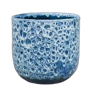 Ivyline Sapphire Reactive Glaze Pot Cover (Various Sizes)