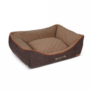 Scruffs Thermal Box Bed Brown - Various Sizes