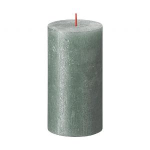 Bolsius Rustic Shimmer Metallic Candle - Blue (Various Sizes)
